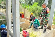 Pembangunan Jembatan Blang Gurah Aceh Utara Capai 50 Persen