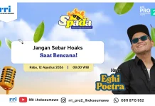 Jangan Sebarkan Hoaks, Terlebih saat Bencana
