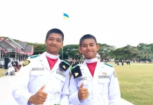 Dua Santri Misbahul Ulum Siap Kibarkan Merah Putih di HUT RI ke-81 Kota Lhokseumawe