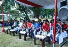 Pererat Sinergi Perta Arun Gas Sambut HUT ke-81 RI bersama Masyarakat desa Binaan