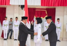 Bupati Bireuen Resmi Kukuhkan 35 Anggota Paskibraka 2026