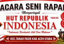 Meriahkan Hari Kemerdekaan, Para Kades di Tanah Pasir Gelar Lomba dan Pentas Seni