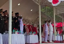 Walikota Lhokseumawe Inspektur Upacara Bendera HUT RI ke-81