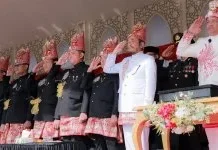 Pakaian Adat Aceh Warnai Semarak HUT ke-81 RI di Bireuen