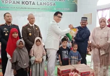 Wakil Wali Kota Langsa Anjangsana ke LKSA YPPN, Hadirkan Kepedulian Anak Yatim
