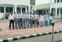 Dandim Aceh Utara Lepas Anggota Paskibraka Lhokseumawe