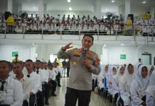 Kapolres Ahzan Bekali Mahasiswa Baru Wawasan Kebangsaan dan Bela Negara