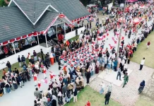 Ratusan Kelompok Sekolah Ramaikan Festival Karnaval Kemerdekaan di Lhokseumawe
