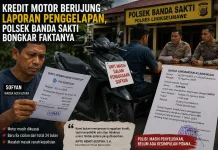 Kredit Motor Berujung Polisi, Polsek Banda Sakti Periksa Fakta