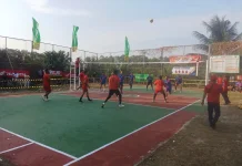 Turnamen Bola Voli Antar Dusun Gampong Meunasah Mesjid Meriahkan HUT RI 81