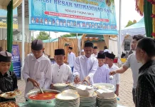 Semarak Maulid di Aceh Utara, Ribuan Warga Padati Masjid Taqwa Aron