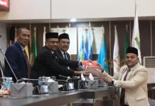 Pemerintah Aceh Terima Catatan dan Rekomendasi DPRA Pertanggungjawaban APBA