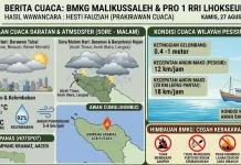 BMKG: Satu Titik Panas Muncul di Kawasan Kecamatan Simpang Kramat, Aceh Utara