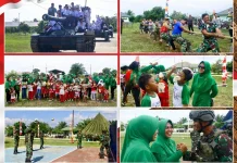 Sukacita HUT ke-81 RI, Yonkav 11/MSC Gelar Lomba dan Upacara