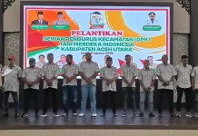 Tani Merdeka Indonesia Aceh Utara Lantik Pengurus di 13 Kecamatan