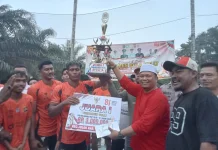 Tuan Rumah Rebut Juara Satu Turnamen Bola Voli HUT RI ke-81