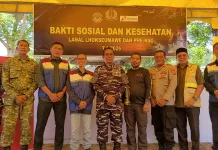 PHE NSO dan Lanal Lhokseumawe Sentuh Warga Bantaian lewat Bakti Sosial