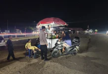Cegah Gangguan Kamtibmas, Polsek Meurah Mulia Intensifkan Patroli Malam