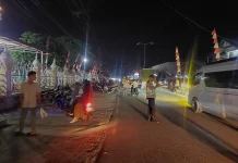 Personel Polsek Muara Satu Amankan Kegiatan Dakwah Islamiah Maulid