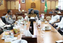 Gubernur Aceh, Kapolda dan Ketua DPRA Bahas Mitigasi Bencana