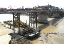 Jembatan Krueng Tingkeum Bireuen Tuntas Dicor, Siap Diaspal