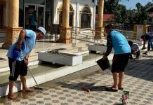 Milad BKPRMI Ke-49 Puluhan Kader Lakukan Bersih-Bersih Masjid