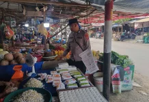 Polisi Tingkatkan Patroli dan Pantau Ketersedian Bahan Pokok di Pasar Inpres