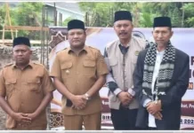 Bupati Bireuen Letakkan Batu Pertama Pembangunan Gedung Kantor Kementerian Haji