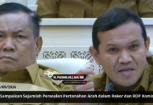 Wagub Sampaikan Persoalan Pertanahan Aceh dalam Raker dan RDP Komisi II DPR RI