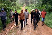 Jalan Rusak Sepanjang 12 Km di Pedalaman, Wakil Bupati Aceh Utara Turun ke Lokasi