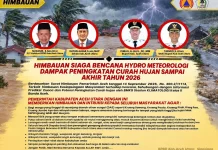 Pemkab Aceh Utara Imbau Warga Waspadai Bencana hingga Akhir Tahun