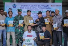 Pacu Pemulihan Pertanian Pidie Jaya, 9,27 Ton Benih Jagung Disalurkan
