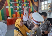 Bunda PAUD Julok Implementasi Program Cakep Melalui Tangible Game