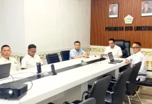 Wali Kota Lhokseumawe Ikuti Rakor Percepatan Rehabilitasi Pascabencana