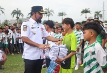 Garang Kids U-12, Bupati Al- Farlaky Jaring Talenta Muda Atlet Sepak bola