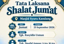 Tgk Rasidin Usman Jadi Khatib Salat Jumat di Masjid Syura Kandang