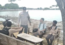 Cegah Balap Liar dan Kenakalan Remaja, Polsek Banda Sakti Patroli Waduk Pusong