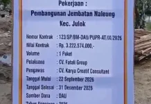 Jembatan Naleung Aceh Timur Mulai Dibangun, Respons atas Pemberitaan RRI