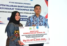 Kemensos Serahkan Jadup dan Logistik untuk Langsa