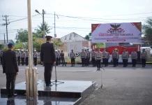 Polres Lhokseumawe Gelar Upacara Hari Kesaktian Pancasila
