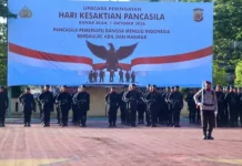 Irjen Pol. Ruddi Setiawan Pimpin Upacara Hari Kesaktian Pancasila