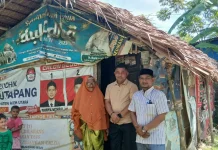 Berdinding Bambu dan Spanduk Bekas, Rumah Khalidah di Aceh Utara Akan Dibangun