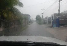Hujan Deras Genangi Sejumlah Ruas Jalan di Lhokseumawe