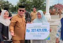 Banyak Pekerja Rentan di Aceh Utara sudah Didaftarkan ke BPJS Ketenagakerjaan