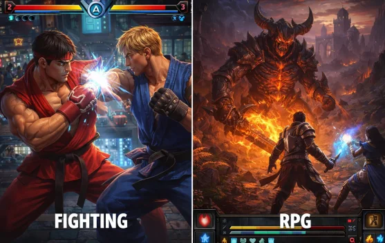 Memahami Perbedaan Mekanik Game Fighting dan RPG
