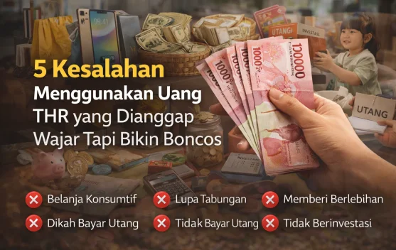 Kesalahan Menggunakan Uang THR yang Dianggap Wajar tapi Bikin Boncos