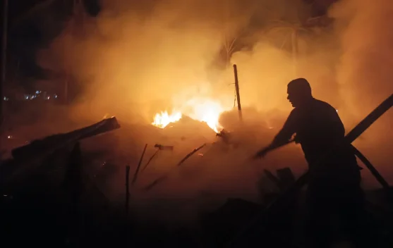 Rumah Warga di Blang Weu Baroe Dilalap Api