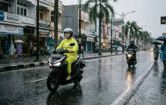 Tips Utama Jaga Keselamatan Berkendara saat Hujan