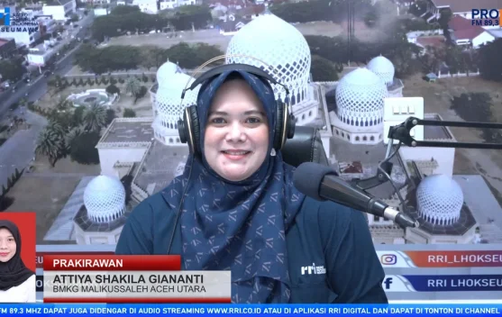 BMKG Malikussaleh Ingatkan Warga Waspada Potensi Hujan Ringan