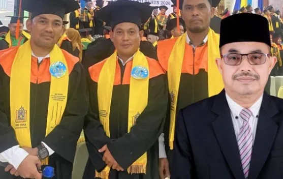 Tiga ASN Aceh Timur Raih Gelar Magister Sosial, Kakankemenag Beri Apresiasi